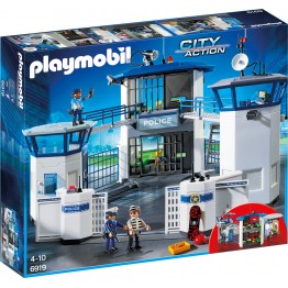 Sediu de politie cu inchisoare Playmobil